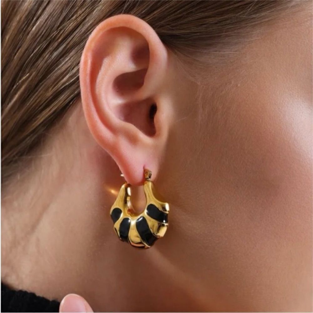 Bohemian hoop earrings M164